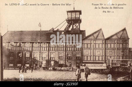 Loos-En-Gohelle - Fosse n ° 11-19 des mines de Linse (063) Stockfoto