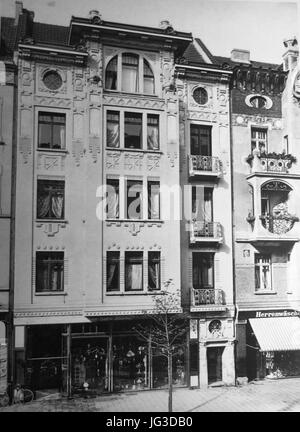 Haus Oststrasse 159 in Düsseldorf, Architekt J. Vogt Stockfoto