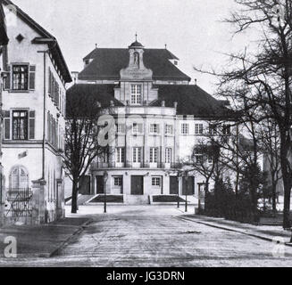 Heilbronn, Altes Theater, Ansicht, verschafft Theodor Fischer (1862-1938). Quelle - Hugo Licht, Das Stadttheater in Heilbronn (Sonderdruck O. Jg. der Zeitschrift FäBCr Architektur Und bekannt - Der Profanbau), Verla-0085 Stockfoto