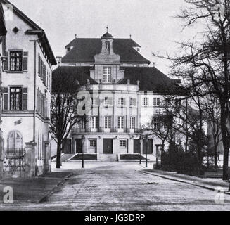 Heilbronn, Altes Theater, Ansicht a, verschafft Theodor Fischer (1862-1938). Quelle - Hugo Licht, Das Stadttheater in Heilbronn (Sonderdruck O. Jg. der Zeitschrift FäBCr Architektur Und bekannt - Der Profanbau), Ver-0084 Stockfoto