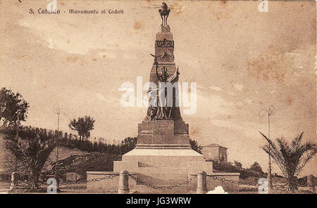 Monumento Ai Caduti della Prima Guerra Mondiale (Città di San Cataldo, Provincia Caltanissetta)(2) Stockfoto