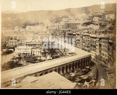 Noack Alfred 281833-189529-Genua. Terrazzo di marmo Stockfoto