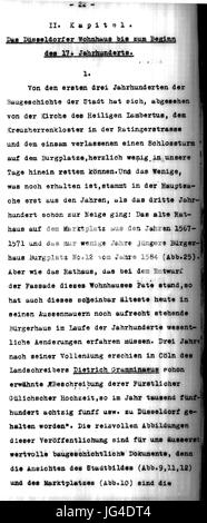 Paul Sültenfuß (1872-1937), Das Düsseldorfer Wohnhaus Bis Zur Mitte des 19. Jahrhunderts, (Diss. TH Aachen), 19, S. Stockfoto