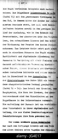 Paul Sültenfuß (1872-1937), Das Düsseldorfer Wohnhaus Bis Zur Mitte des 19. Jahrhunderts, (Diss. TH Aachen), 19, S. 117 Stockfoto