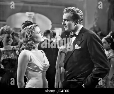 LAURA 1944 20th Century Fox Film mit Gene Tierney und Clifton Webb Stockfoto