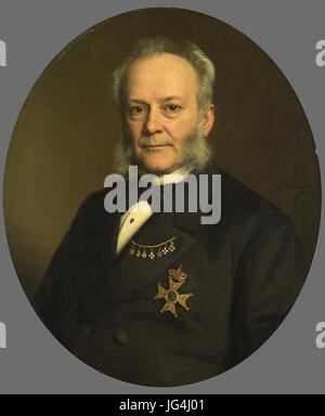 Pieter Mijer (1812-81). Gouverneur-Generaal van Nederlands Oost Indië Rijksmuseum SK-A-3242 Stockfoto