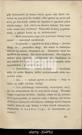 PL-Rudyard Kipling-Ksiega Dżungli 073 Stockfoto