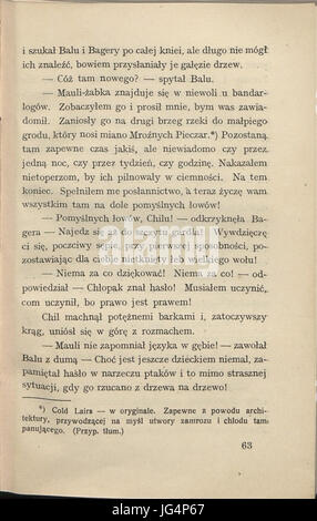 PL-Rudyard Kipling-Ksiega Dżungli 077 Stockfoto