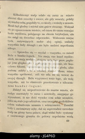 PL-Rudyard Kipling-Ksiega Dżungli 083 Stockfoto