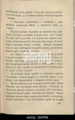 PL-Rudyard Kipling-Ksiega Dżungli 123 Stockfoto