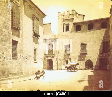 Plaça de Almoina de València, Jean Laurent, 1870 Stockfoto