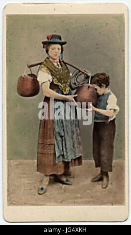 Ponti Carlo 28ca. 1823-189329-Donna Veneziana 1 Stockfoto