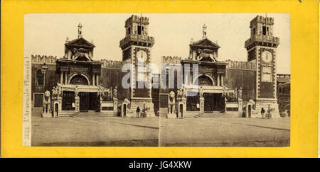 Ponti Carlo 28ca. 1823-189329 - n. 3623 - L Arsenale 28Venezia29 Stockfoto