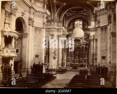 Ponti Carlo 28ca. 1823-189329 - Venezia - 307 - Interno dei Gesuiti Stockfoto