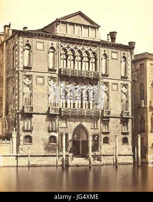 Ponti Carlo 28ca. 1823-189329 - Venezia - Palazzo Cavalli Stockfoto