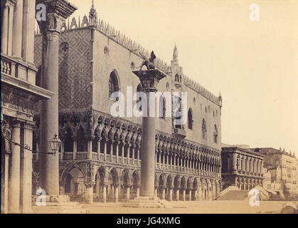 Ponti Carlo 28ca. 1823-189329 - Venezia - Palazzo Ducale Stockfoto