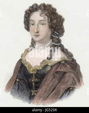 Drucken von Marie Anne Victoire de Bavière Dauphine von Frankreich Stockfoto