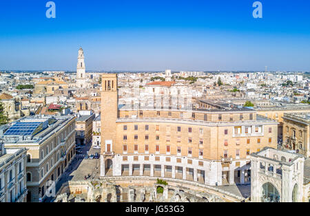 Historischen Zentrum von Lecce in Apulien, Italien Stockfoto