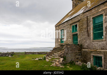 Die Halle des Clestrain auf Orkney Mainland war der Geburtsort des Arctic explorer John Rae. DETAILS IN DER BESCHREIBUNG. Stockfoto