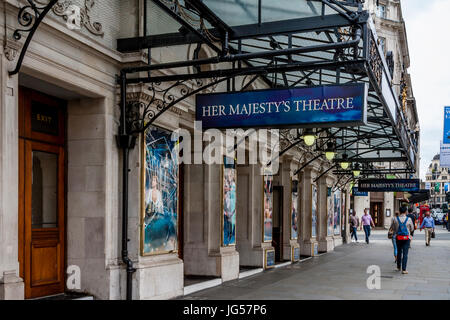 Ihre Majestät Theater, Haymarket, London, UK Stockfoto