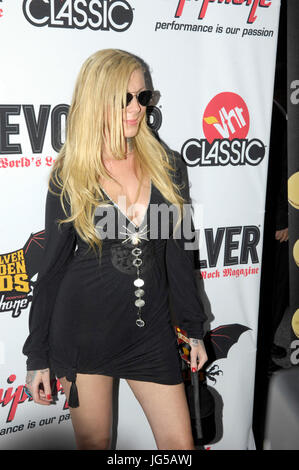 Maria Brink kommt 3. jährlichen Revolver Golden Gods Awards Club Nokia April 20,2011 Los Angeles, Kalifornien. Stockfoto
