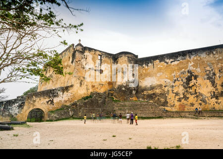 Fort Jesus museum in Mombasa, Kenia, Ostafrika Stockfoto