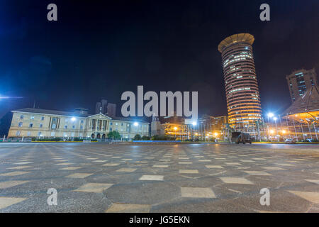 Die Justiz und Kenyatta International Convention Center, Nairobi, Kenia Stockfoto