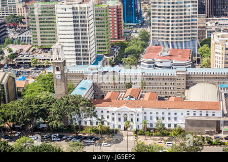 Rathaus von Nairobi in der Innenstadt, Kenia Stockfoto