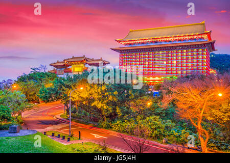 Taipei, Taiwan Wahrzeichen Gebäude Stadtbild. Stockfoto