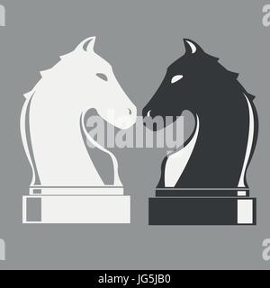 Internationales Schachturnier Tag. Vektor-illustration Stock Vektor