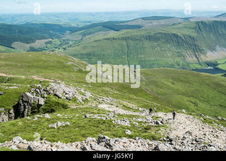 Cadair Idris,Cader,Cadair,Snowdonia,National,Park,Gwynedd,Wales,Welsh,rural,mountain,hiking,hike,walk,walking,summit,peak,outdoors,U.K.,UK,GB,Europe Stockfoto