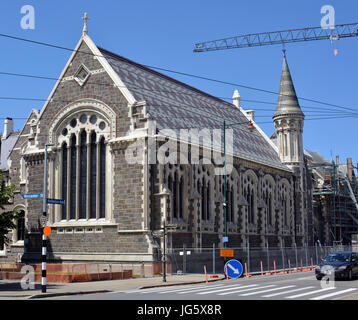 Christchurch, New Zealand - 15. Januar 2017: Den legendären und historischen Burgsaal (Konzertsaal) in Christchurch Arts Centre ist inzwischen restauriert seine Stockfoto