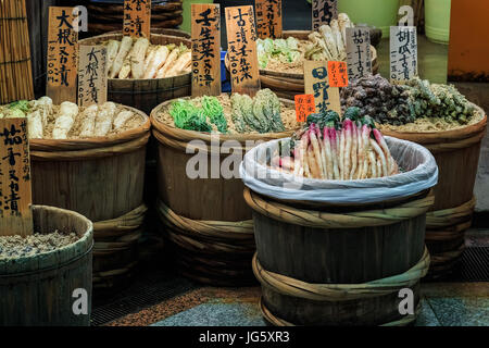 Japanische eingelegte Gemüse Stockfoto