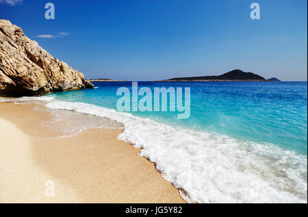 Kaputas Strand, Mittelmeer, Türkei Stockfoto