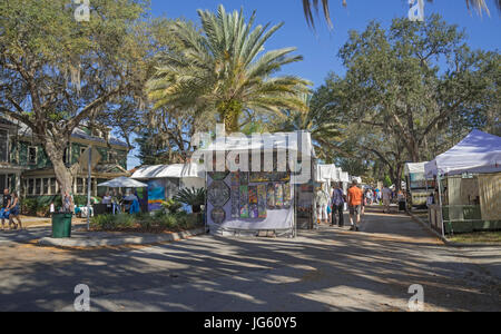 Frühling-Kunst-Festival in Gainesville, Florida. Stockfoto