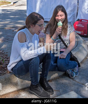 Frühling-Kunst-Festival in Gainesville, Florida. Stockfoto