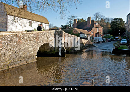 Die Furt bei Eynsford, Kent UK Stockfoto