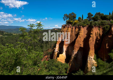 Roussillon in der Provence Stockfoto