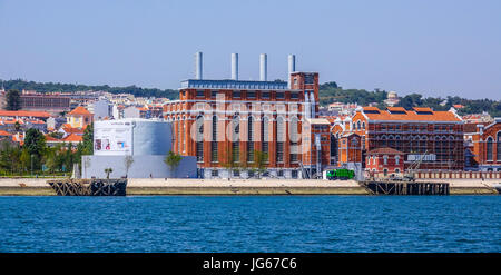 Kraftwerk der zentralen Tejo in Lissabon - Lissabon - PORTUGAL Stockfoto