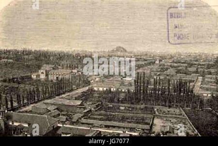 Santiago - Vista Jeneral Tomada De La Recoleta 28187 9 Stockfoto