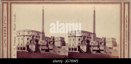 Spithöver Josef 281813-189 9 - Nr. 052 - Fontana di Monte Cavallo - Roma Stockfoto