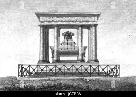 Marchant de Beaumont - Manuel et Itinéraire du Curieux Dans le Cimetière du Père la Chaise - Demidoff Stockfoto