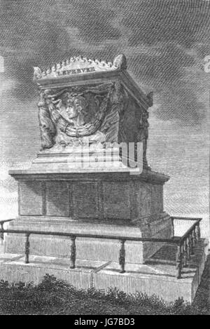 Marchant de Beaumont - Manuel et Itinéraire du Curieux Dans le Cimetière du Père la Chaise - Lefebvre Stockfoto