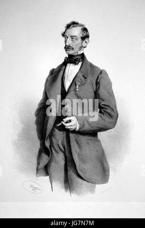 Theodor Löwenthal Litho Stockfoto