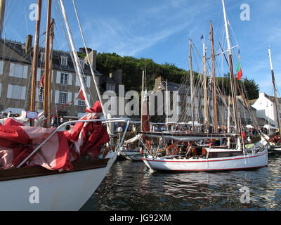 Das Astrolabium, alte Segelregatta, Binic Hafen in der Nähe von Saint-Brieuc, Côtes-d ' Armor, Bretagne, Bretagne, Frankreich Stockfoto