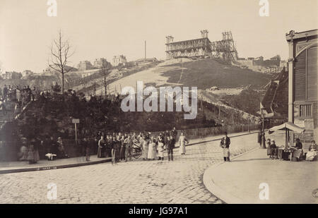 Louis-Emile Durandelle, Bau du Sacré-CC593ur, 1882 Stockfoto