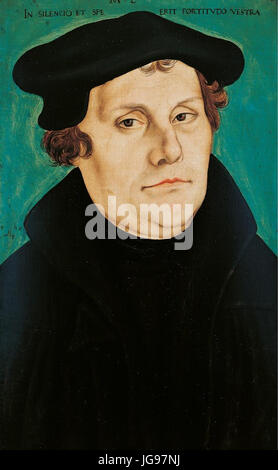 Lucas Cranach d. - Martin Luther, 1529 (Museen Böttcherstraße, Bremen) Stockfoto