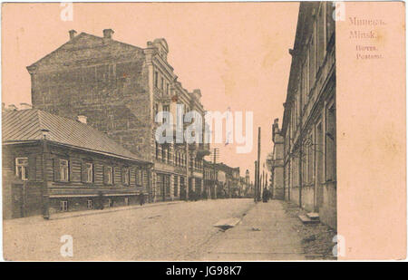 Miensk, FranciC5A1kanskaja-Padhornaja. D09CD0B5D0BDD181D0BA, D0A4D180D0B0D0BDD186D196D188D0BAD0B0D0BDD181D0BAD0B0D18F-D09FD0B0D0B4D0B3D0BED180D0BDD0B0D18F (XX) Stockfoto