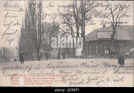 Miensk, Padhornaja-KaC5A1arskaja. D09CD0B5D0BDD181D0BA, D09FD0B0D0B4D0B3D0BED180D0BDD0B0D18F-D09AD0B0D188D0B0D180D181D0BAD0B0D18F (XX) Stockfoto