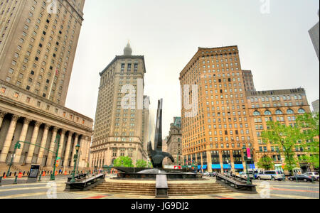 Foley Square in Manhattan, New York City Stockfoto